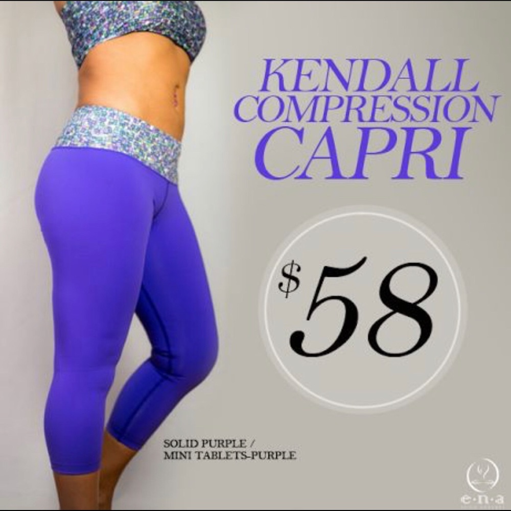 ENA Yoga Apparel Kendall Capri